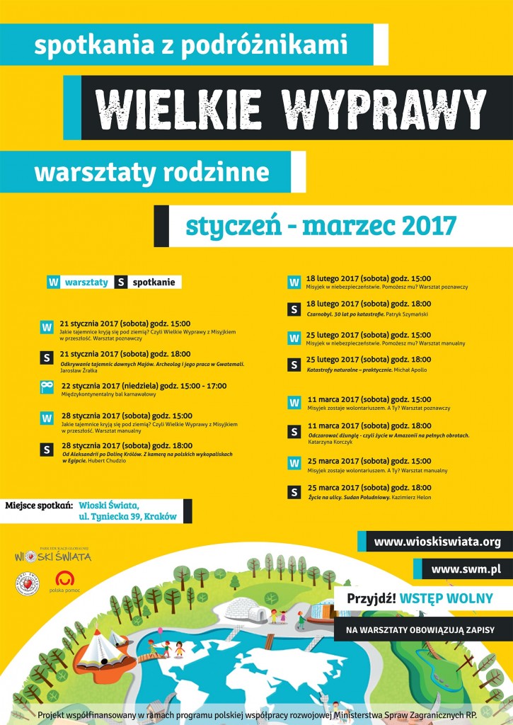 Wielkie Wyprawy. Styczeń - marzec 2017
