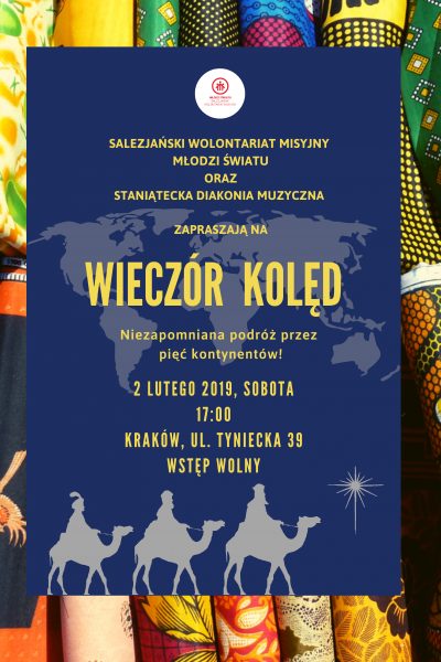 Wieczór Kolęd czyli Niezapomniana Podróż przez Pięć Kontynentów!